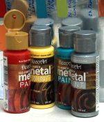 Production DecoArt Metal paints